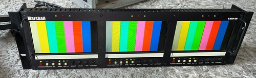 Marshall V-R63P-SDI - Triple écran LCD 5.8 Pouces Pour Rack - Entrées SDI 10 Bits