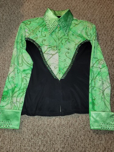HOBBY HORSE WESTERN PLEASURE SHOW SHIRT JACKE HORSEMANSHIP SHOWMANSHIP XL