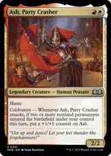 x1 Ash, Party Crasher WOE MTG 201 UNCOMMON M/NM 1x