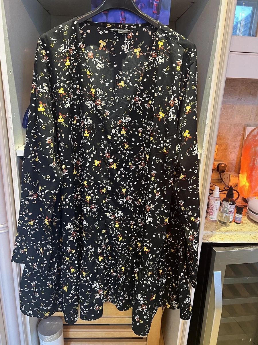 Plus size floral 2025 shift dress
