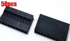 50Pcs 10P Dupont Jumper Wire Cable Housing Female Pin Connector 2.54MM Pitch cw