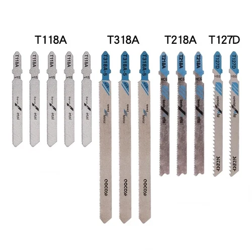 48Pc T-shank Assorted Jig Saw Blades Set Wood Plastic Metal Cutting Jigsaw Blade - Picture 6 of 11