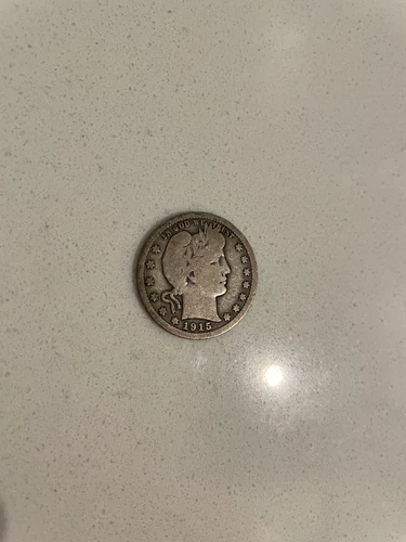 1915 25C Barber Quarter