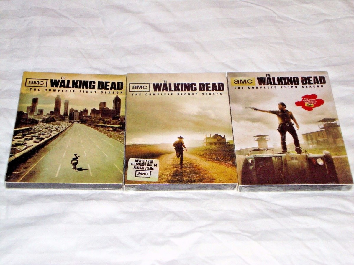 The Walking Dead Seasons 1-3,1 2 3,One Two Three,Dvd,AMC