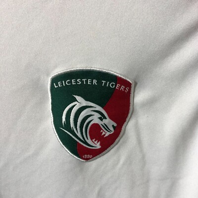 Men’s Leicester Tigers rugby shirt, size L, worn a... - Depop