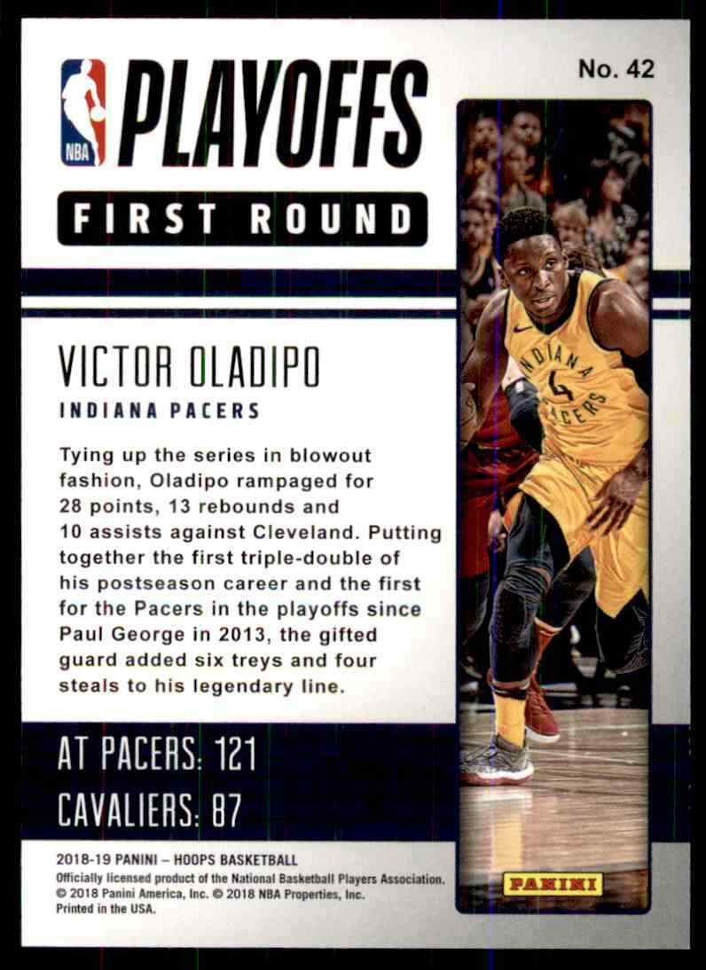 2018-19 NBA Hoops Road To The Finals Victor Oladipo 1321