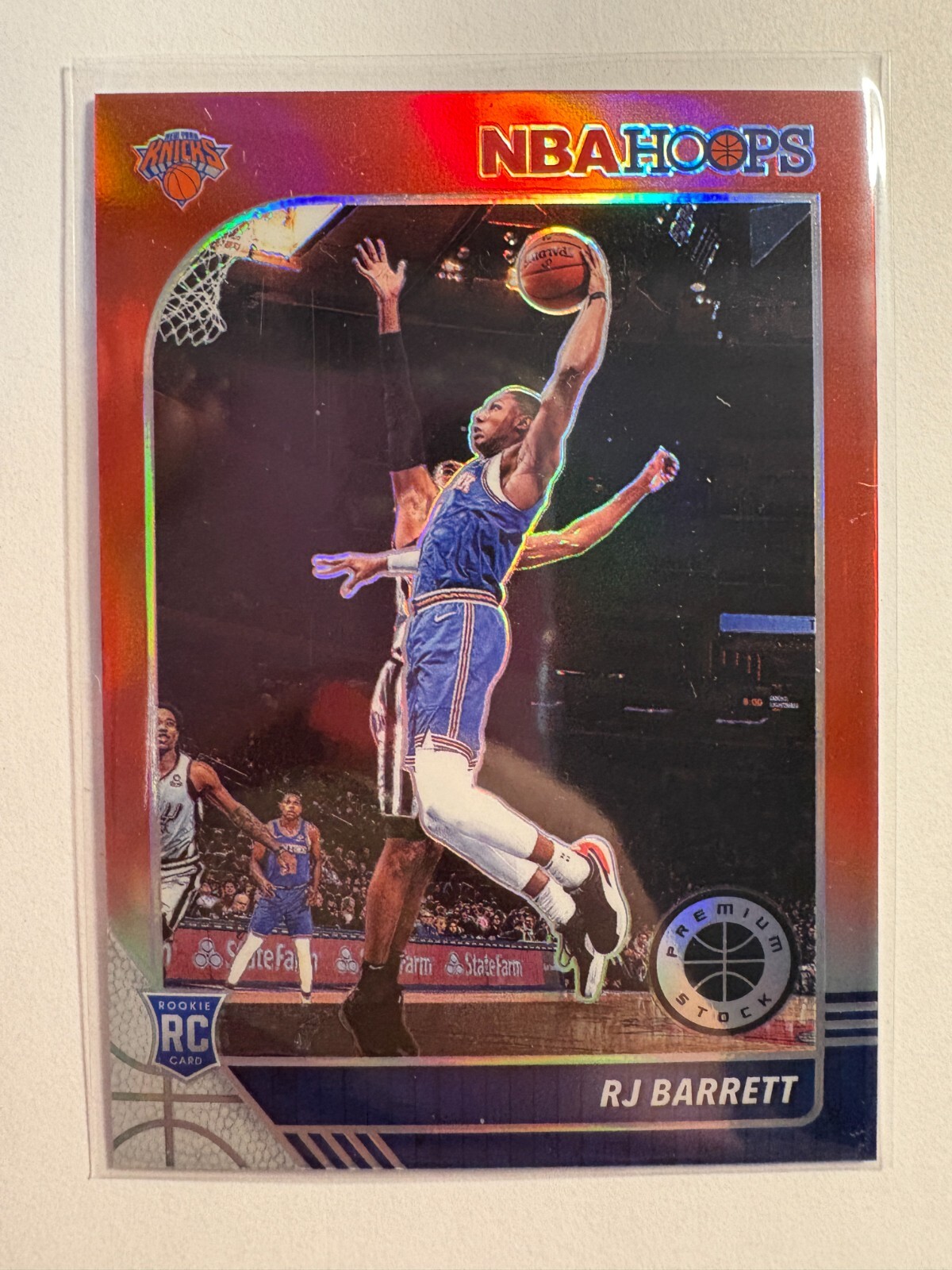 K325,818 - 2019-20 Hoops Premium Stock Prizms Red #201 RJ Barrett
