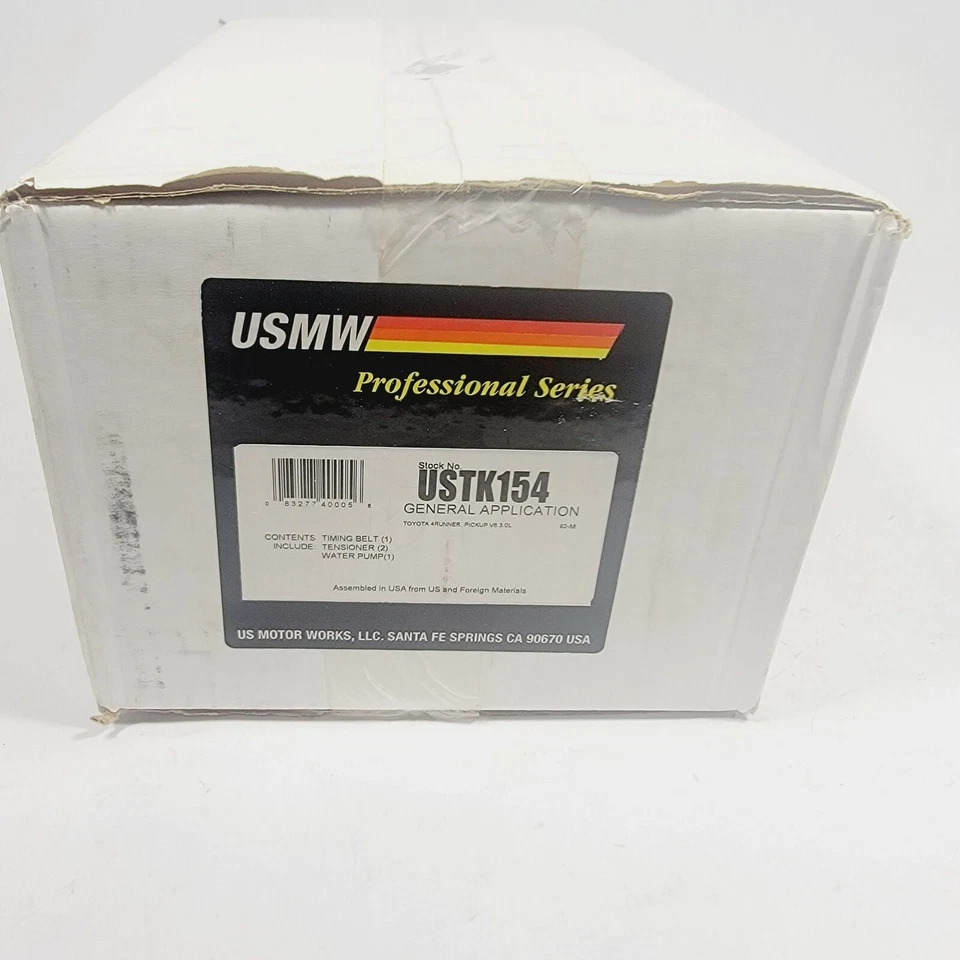 Engine Timing Belt Kit with Water Pump US Motor Works USTK154 - Image 2 of 2
