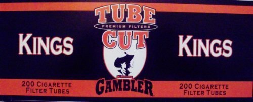 tube cut cigarette filter tubes Gambler 100s Full Flavor for MYO Cigarettes 100mm filter tubes200 per boxTube Cut Gambler TubeCut Filter Tubes 200