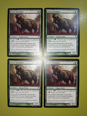 Mold Shambler x4 Zendikar 4x Playset Magic the Gathering MTG