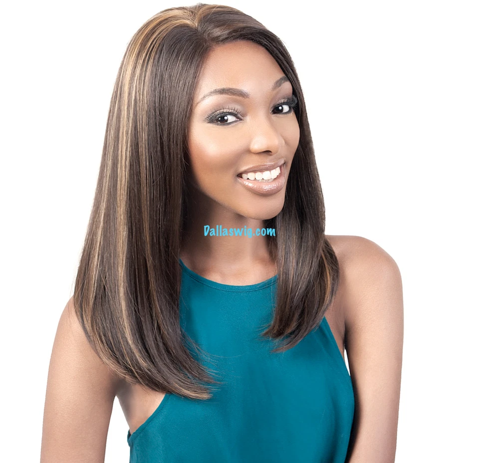 Motown Tress Whole Lace Light Weight Hand Tied Straight WL Lex Lace Front Wig - Image 2 of 4