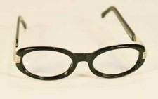 Fossil REBECCA Black Plastic Eyeglass Frames Designer Style Rx Eyewear