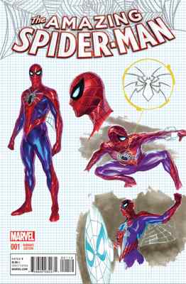 AMAZING SPIDERMAN 1 VOL 4 1:20 ALEX ROSS HI TECH DESIGN RI VARIANT
