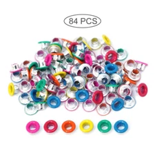 1/8" Aluminum Quicklet Eyelets Vivid -Scrapbooking Card Making Luggage/Cruise