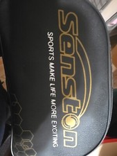 Senston Professional Ping Pong Paddles Set 2 Table Tennis Balls Storage Bag Grey