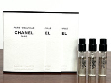 3x CHANEL LES EAUX PARIS DEAUVILLE 0.05oz / 1.5ml Ea EDT Spray Samples NEW