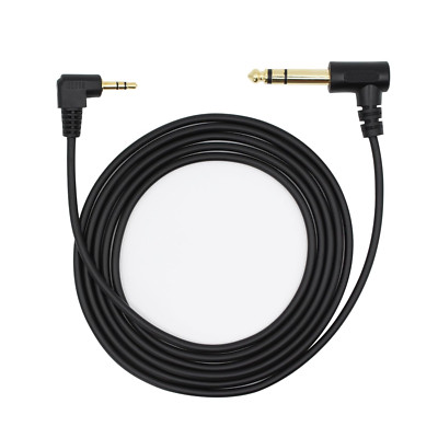90 Degree 1/8 to 1/4 Stereo Audio Cable, Right Angle 3.5Mm TRS Male to 6.35Mm TR