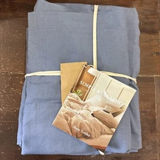 Simple&Opulence 100% Linen/coton Blend DUVET Cover Set 3pcs KING NEW!