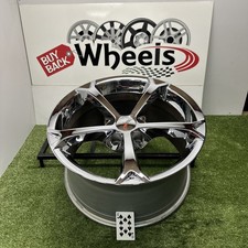 18” Corvette C6 Grand Sport FRONT OEM Wheel Rim Chrome 18X9.5 5460 Speedline OE