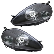 Scheinwerfer Halogen Set für Fiat Grande Punto 199 Bj. 05-08 Sport Anthrazit