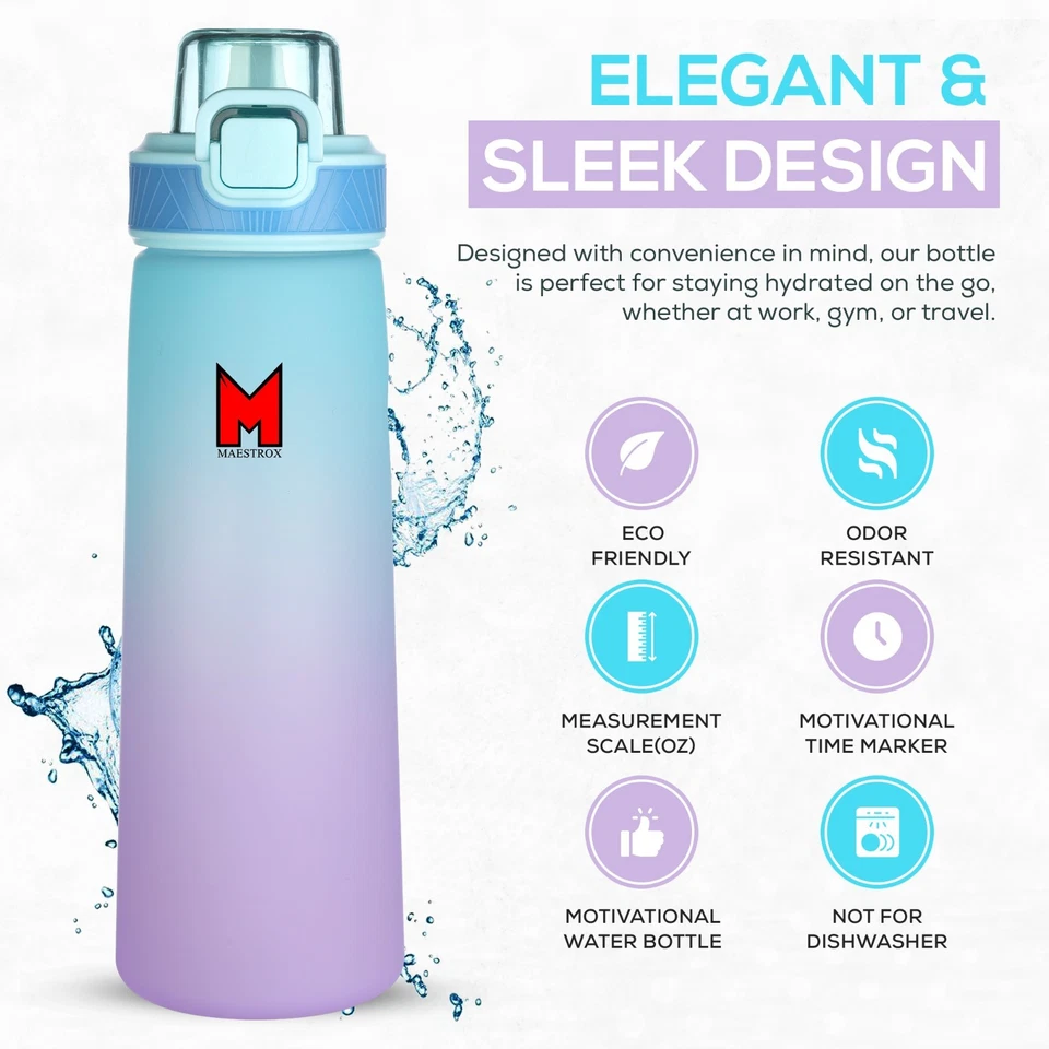 Früchtetee Wasserflasche mit 13 Geschmacksschoten Auslaufsicher Strohhalm Tragbar Wiederverwendbar - Bild 4 von 4