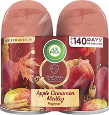 Automatic Air Freshener Spray Refill, 2Ct, Apple Cinnamon, Odor Neutralization,