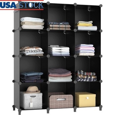 Modular Storage Cube Organizer Sturdy Freestanding Easy Assembly Multi-Purpose