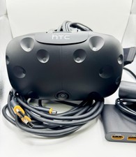 HTC Vive Virtual Reality HMD Headset Only w/ Link Box and Cables
