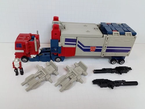 Transformers G1 Vintage Leader Powermaster PM Hi-Q Optimus Prime 100% Complete