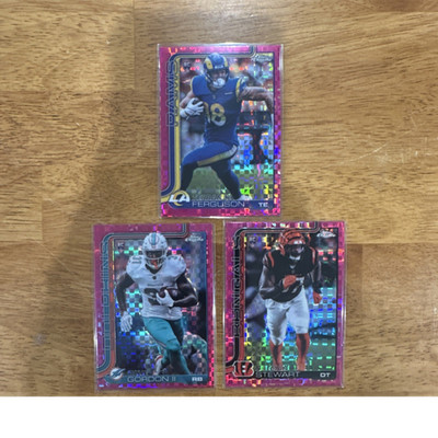 X-Factor Topps Chrome Lot 3 Rookie Ferguson Gordon II Stewart 2025