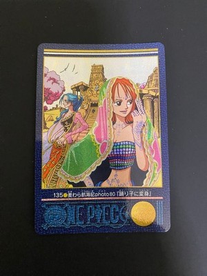 One Piece Visual Adventure 135 Nami Vivi Hologram Trading Card