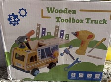 Wooden Toolbox Truck Pretend Play Tool Set WTB505 2025 Educational Toy