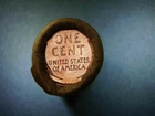 STUNNING UNC. 1909 VDB IH ENDS VINTAGE ROLL 50 COIN LOT MONTANA BANK WRAP R-353