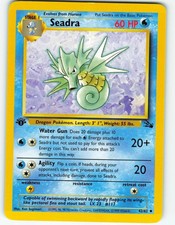 Seadra - 1st Edition - 42/62 Fossil Set - Pokémon TCG - 1999 on eBay