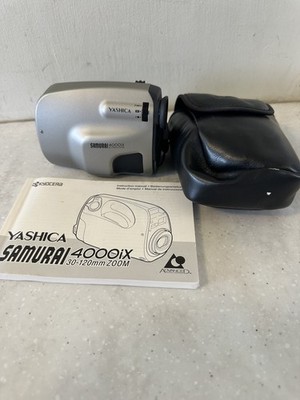 Yashica Samurai 4000ix APS Film Camera 30-120mm Zoom w/ Manual & Case Tested