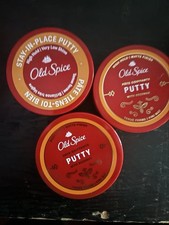 Lot of 3 Old Spice Putty w/ Beeswax High Hold  Matte Finish 2.22 Oz. New