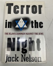 Jack Nelson Signed Terror in the Night Hardcover Book