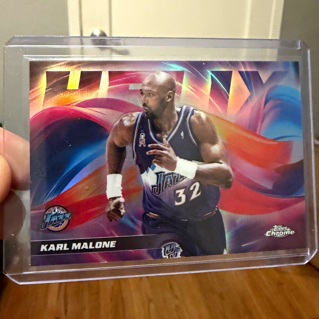 HELIX SSP CASE HIT 2026 Topps Chrome UODATE Karl Malone Utah Jazz  Chase Card