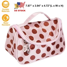 Makeup Bag Portable Travel Cosmetic Storage Organizer Toiletry Bag for Women