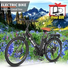 E-Bike 26'' Electric Bike for Adults 750W Motor City Bicycle Commuter Ebike 2025