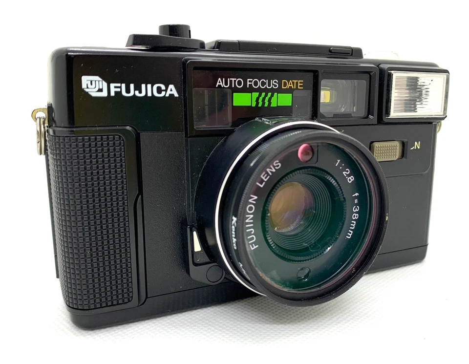 Пленочная камера FUJI FUJICA AUTO-7 DATE 35 мм Point & Shoot из Японии - Изображение 2 из 4