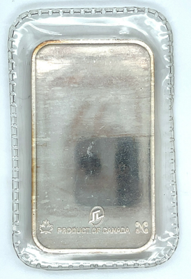 VIRGO - By National Mint 1 oz. Pure Silver Art Bar, Made in Canada