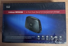 NEW CISCO LINKSYS (WES610N) 4-PORT SWITCH DUA...