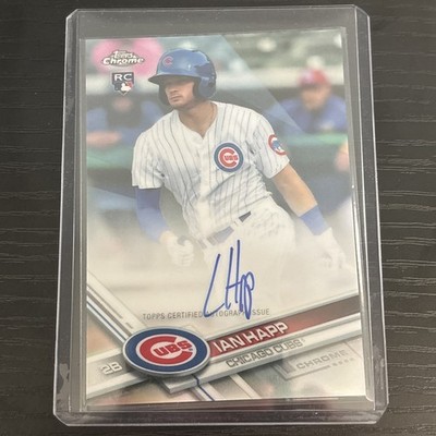 2017 Topps Chrome - Rookie Autographs Ian Happ #RA-IH Refractor /499 (AU, RC)