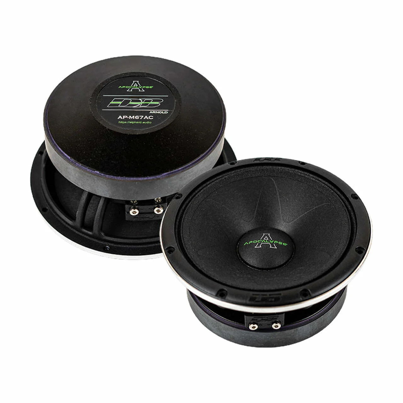Deaf Bonce Apocalypse AP-M67AC 6.5" 300W RMS Arnold Midrange Speakers (Pair)
