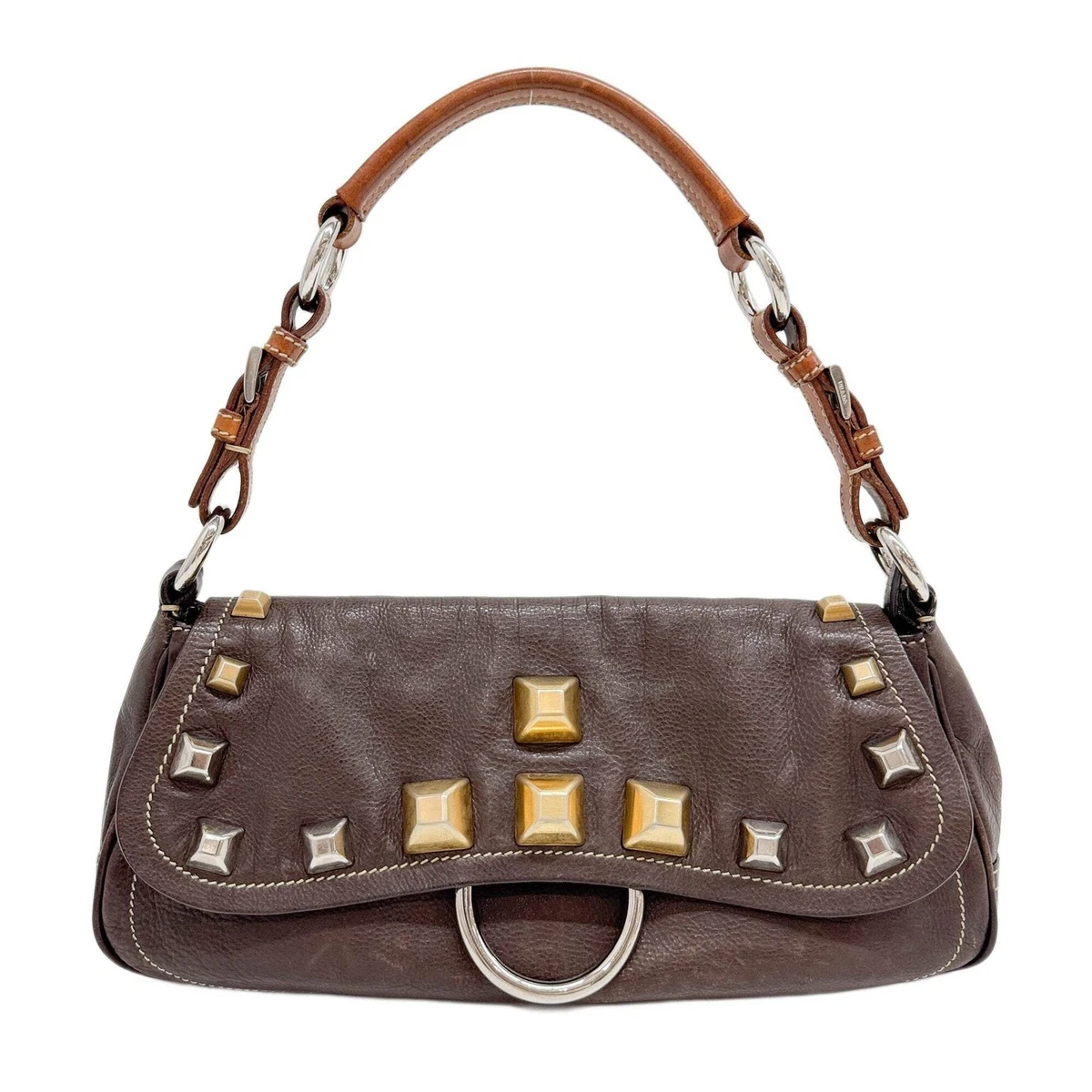 バッグ archive PRADA brown leather shoulder bag PRADA Brown Leather Shoulder Bags for Women for sale | eBay
