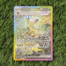 Leafeon ex - 144/131 Prismatic Evolutions Special Illustration Pokemon - NM on eBay