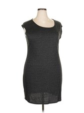 Nine West Women Gray Casual Dress XXL
