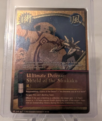 Ultimate Defense: Shield of the Shukaku - J-248 - Super Rare - 1st Edition Foil