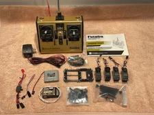 Futaba Digital Proportional R/C Transmitter FP-6FG, Servos, Accessories